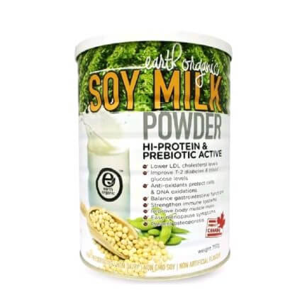 Earth Organic Hi Protein & Prebiotic Active Soy Milk 750g