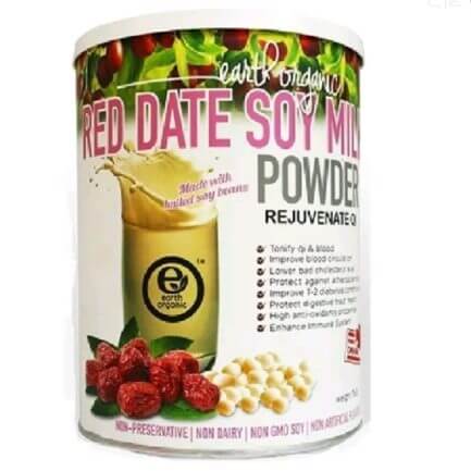 Earth Organic Red Date Soy Milk 750g